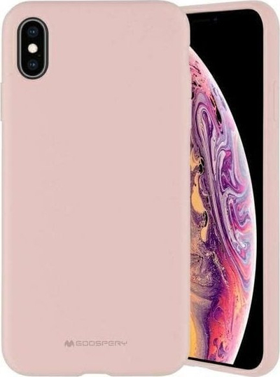 Kuti silikoni Mercury për Samsung Galaxy A54 5G, pink sand