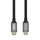 Kabllo iBOX, USB C / USB C, 1 m, e zezë