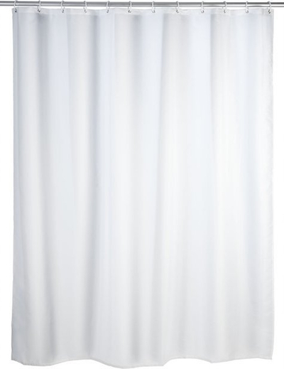 Perde dushi Wenko 20043100, tekstil, anti myk, 180 x 200 cm, e zezë