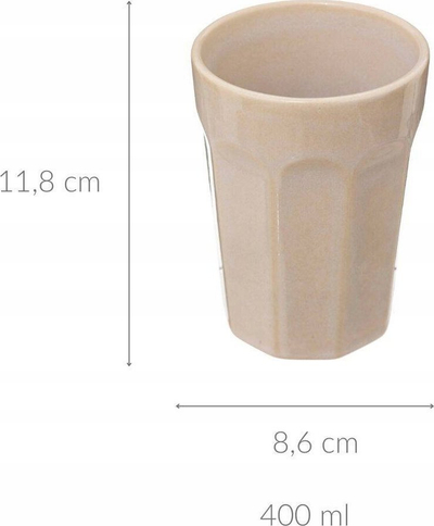 Filxhan Roma Mug, 40 cl, stoneware, beige
