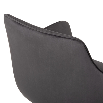 Kolltuk Latrell 55x57x84Hcm (HM8582.01), gri/ zezë