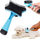 Furçë për qentë dhe macet Brush For Dog Cat, buton pastrimi, ngjyrë e kaltër