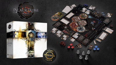 Lojë tavoline Ludus Magnus Black Rose Wars Duel Lex, strategji, për 2 veta, shumëngjyrëshe