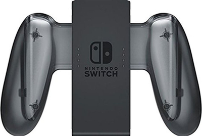 Grip karikues për Joy-Con Nintendo Switch, me karikim gjatë lojës, gri