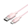 Kabllo USB Vention USB 2.0 A në USB C, 1m, 3A, rozë