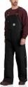 Pantallona pune Carhartt Duck Dungarees, pambuk 100%, përforcime te gjunjët, të zeza