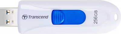 USB Transcend JetFlash 790, 256GB, USB 3.2, e bardhë