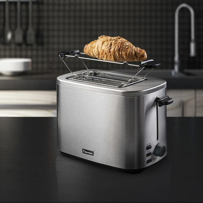 Thekëse buke Bestron (ATO800STE), 800W, e argjendtë