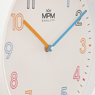 Orë muri MPM Quality Joanna, E01.4432.00, e bardhë