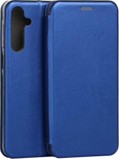 Mbulesë libri Beline për Samsung Galaxy A16, magnetike, me xhep për karta, blu