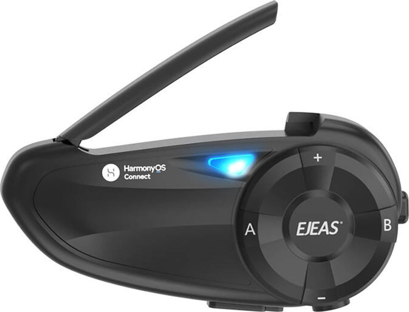 Interkom motoçiklete Ejeas Q7, Bluetooth, montim në helmetë, i zi