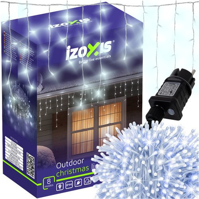 Drita dekorative të jashtme Izoxis 26705, 500 LED, 22.5 m, e bardhë e ftohtë