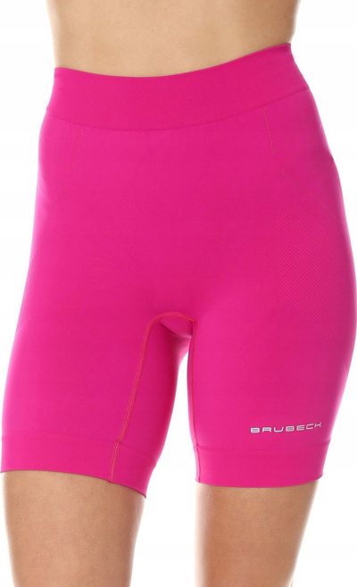 Pantallona 1/2 për vrapim Brubeck RUNNING FORCE LB10450, termoaktive, për femra, fuchsia, XL