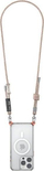 Lanyard universal për telefon Skinarma Dyno, i rregullueshëm, me karabinë metal, bezhë