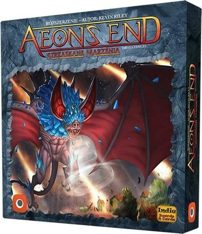 Zgjerim loje me letra Portal Games Aeon's End Shattered Dreams, kooperativ, për 1 4 lojtarë