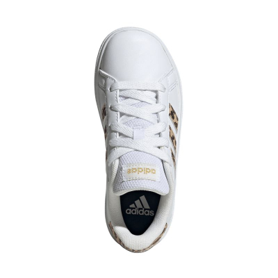 Atlete për kalamaj Adidas Grand Court 2.0, sportive, me lidhëse, të bardha