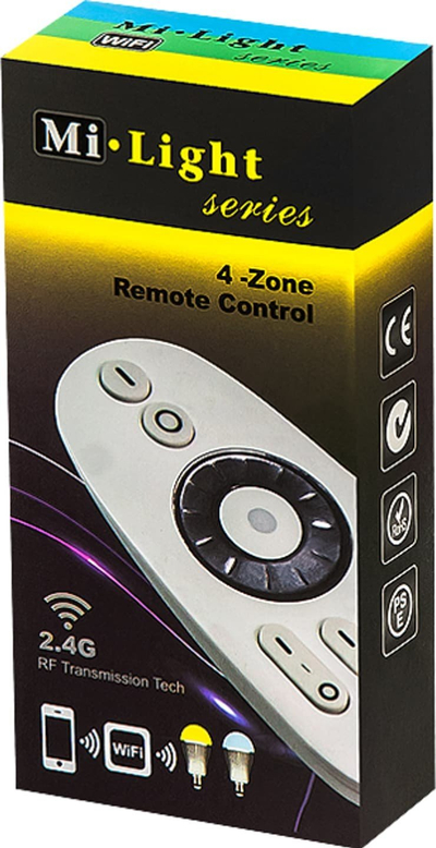 Set telekomande MI LIGHT Zone për LED, me kontrollues CCT, rreze 30 m, i bardhë