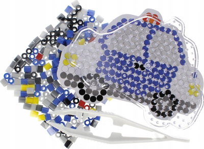 Set rruaza kreativo Mega Creative Beads For Fusing Vehicles 531428, për automjete, shumëngjyrëshe