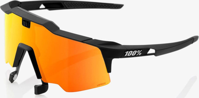 Syze çiklizmi 100% Speedcraft Air, lente HiPER Red Mirror, kornizë e zezë