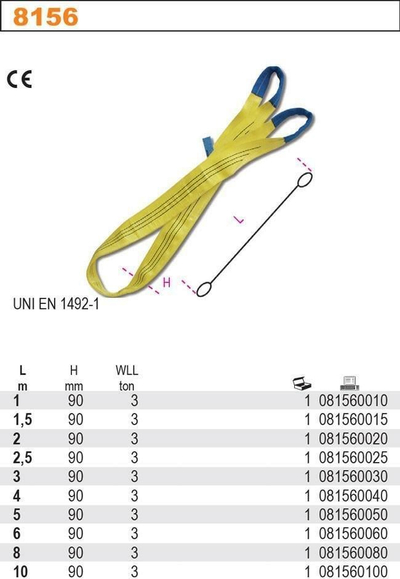 Rrip ngritës Beta Tools Robur 8156/1M, 1m, 3000kg, jeshil
