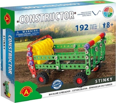 Lodër konstruktore Alexander Constructor Stinky, 192 copa, për kalamaj 8+, shumëngjyrëshe