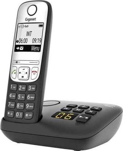 Telefon fiks pa tela Gigaset A690A, Analog DECT, sekretari telefonik, i zi
