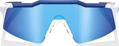 Syze sportive 100% Speedcraft SL, lente HiPER Blue Mirror, të bardha