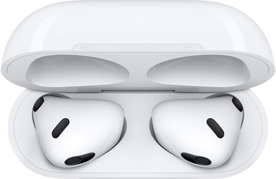 Слушалки Apple AirPods 2022 (трета генерација), со футрола за полнење