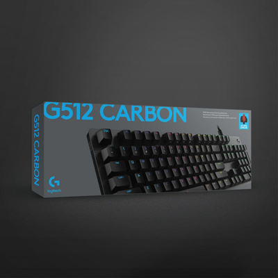 Tastierë Logitech G512 GX Linear (920-009370), RGB, e zezë