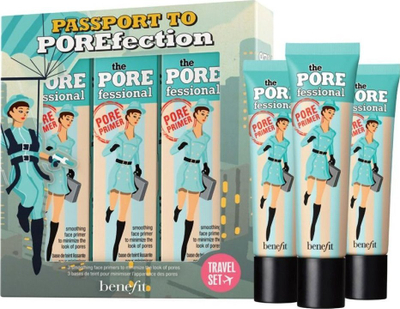 Set primer për fytyrë Benefit The POREfessional, 3x22ml, travel set