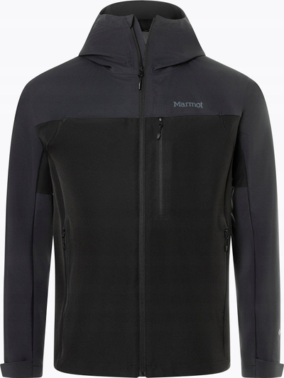 Xhaketë softshell Marmot ROM GTX Infinium, për burra, me kapuç, e zezë