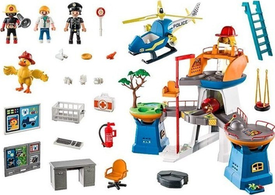 Set lodrash Playmobil Duck On Call The Headquarters 70910, 119 pjesë, për fëmijë 3+