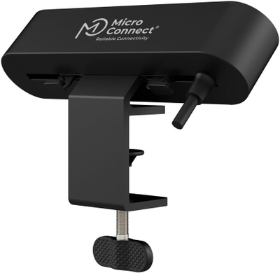 Prizë tavoline Microconnect Multi Desktop Power Socket 2, shumëfishe, e zezë