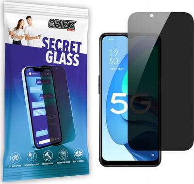 Xham privatësie Grizz SecretGlass për Oppo A56s, mbrojtëse ekrani, qeramike