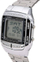 Orë dore Casio Vintage Data Bank DB-360-1ADF, digjitale, unisex, ngjyrë argjend