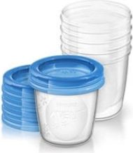 Enë ushqyese Avent VIA (AV-000398), 5x180ml, e kaltër