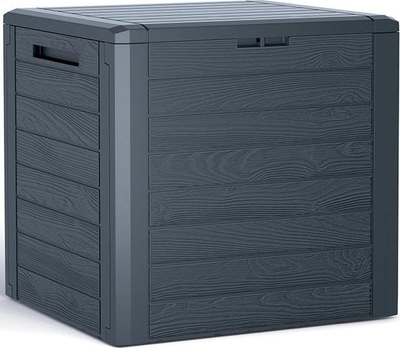 Kuti kopshti Prosperplast WoodeBox, 140L, plastike, antracit