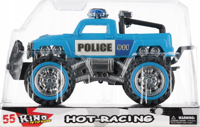 Lodër makinë policie MEGA CREATIVE Hot Racing, 20x10x12cm, me ngjyra nga të gjitha