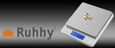 Прецизна кујнска вага, 500 g, 0.01 g, со мерни садови