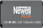 Bateri kamere Newell PLUS NP-BX1, 1380mAh, litium-jon, e zezë