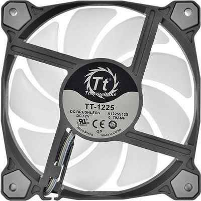 Вентилатори за компјутер Thermaltake Pure Plus 12 RGB, сет 3x120 mm, со хаб, црни