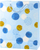 Qese dhurate Gift Bag Dot Pattern Gold Pastel, 32 × 26 × 10 cm, shumëngjyrëshe