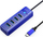 Hub USB ORICO me 4 porta, USB 3.0, Type C, blu