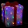Dekor dritash Feeric Lights Outdoor Lighted Gift, 27cm, 50 LED, shumëngjyrëshe