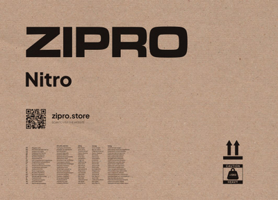 Biçikletë stacionare magnetike Zipro Nitro RS, rezistencë 8 nivele, ekran LCD, e zezë