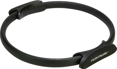 Rreth pilatesi Tunturi Ring, 37 cm, me doreza shkumë, ngjyrë e zezë