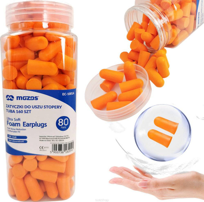 Tapa veshi Mozos Stoppers Tube, 160 copë, për gjum