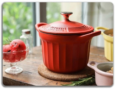 Tenxhere gize me kapak Buydeem Koi Red, 1.8L, e kuqe