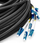 Kabllo fibër optike Digitus breakout, singlemode OS2, 12 fibra LC/UPC LC/UPC, e verdhë