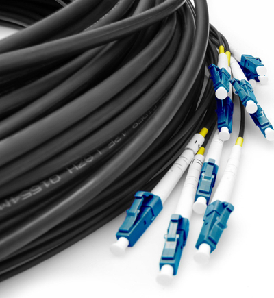 Kabllo fibër optike Digitus breakout, singlemode OS2, 12 fibra LC/UPC LC/UPC, e verdhë